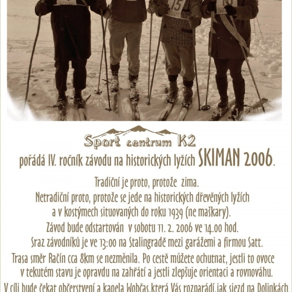 Pozvánka Skiman 2006